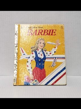 Little Golden Book 1974 Barbie In Good Condition
